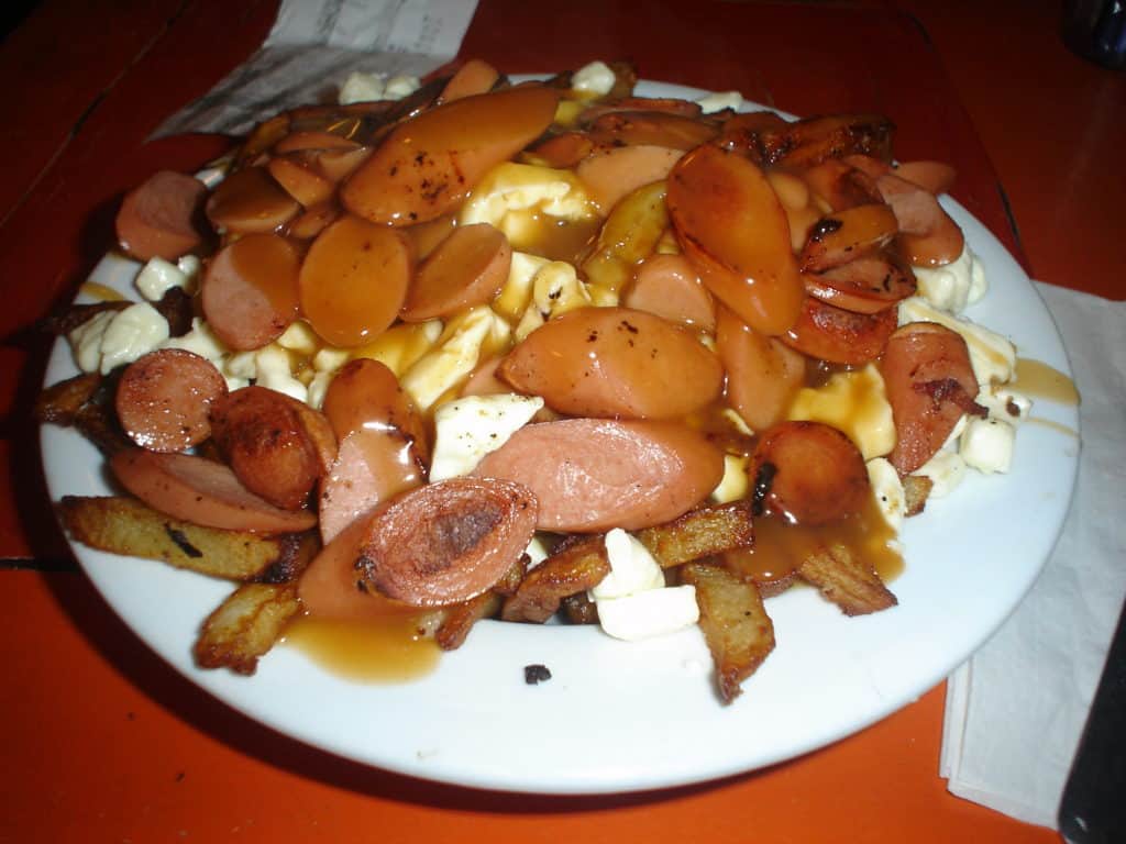 Be sure to explore Montreal for some great food like hot dog poutine at La Banquise