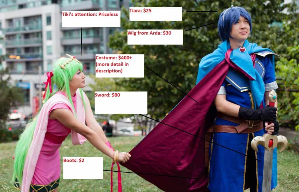 Cosplay cost