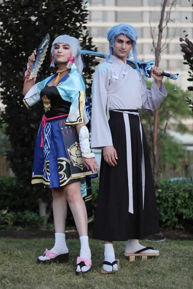 Kamisato Ayaka and Ayato (sibling cosplay ideas)
