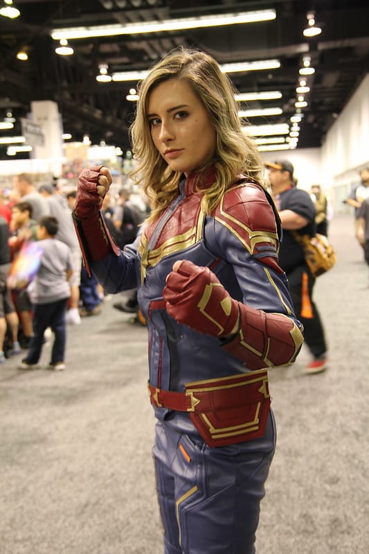 Captain Marvel (cosplay ideas short blonde hair)